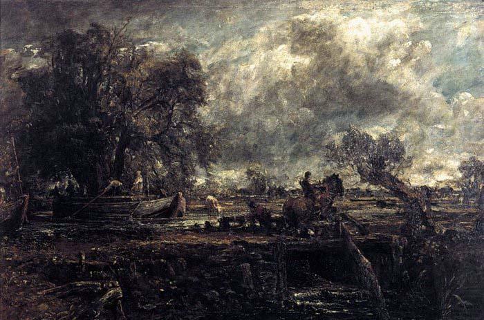 John Constable Sketch for The Leaping Horse oil painting picture